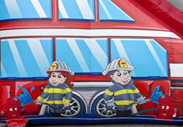 Opblaasbare glijbaan brandweer