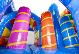 Order medium inflatable unicorn bounce house with slide for children. Buy inflatable bounce houses online at JB Inflatables UK