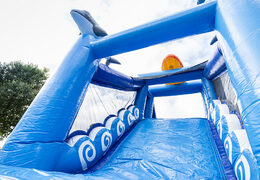 Surf run 17m with 7 game elements obstacle course and buy colorful objects for kids. Order your inflatable obstacle courses online now at JB Inflatables UK