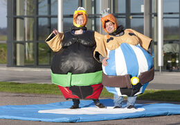 Buy inflatable sumo Asterix & Obelix suits for both young and old. Order inflatable sumo suits online at JB Inflatables UK