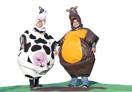 Order inflatable sumo suits in Cow & Bull theme for both young and old. Buy inflatable sumo suits online at JB Inflatables UK