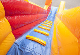 Buy a spectacular clown themed inflatable slide with fun prints for kids. Order inflatable slides now online at JB Inflatables UK