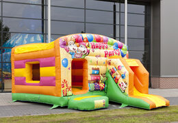 Buy maxi multifun party bouncy castle with a slide for children. Order bouncy castles online now at JB Inflatables UK