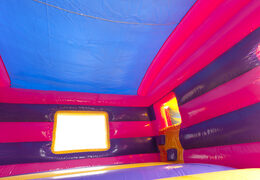 Buy inflatable indoor multiplay maxi multifun bouncy castle with slide in theme princess for children. Order bouncy castles online at JB Inflatables UK