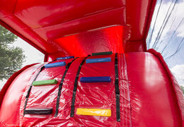 Buy an inflatable 8 meter obstacle course with 3D fire-themed objects for kids. Order inflatable obstacle courses now online at JB Inflatables UK