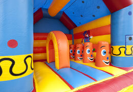 Order an inflatable multifun bouncer with roof and a 3D clown object for kids at JB Inflatables UK. Buy bouncers online at JB Inflatables UK