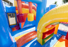 Buy a multiplay shark bouncer with a slide, fun objects on the jumping surface and striking 3D objects for kids. Buy inflatable bouncers online at JB Inflatables UK