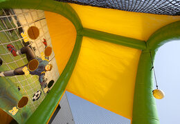 Buy football kick arena attraction suitable for young and old, big and small. Order inflatable football kick arena attraction now online at JB Inflatables UK