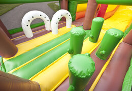 Slide Beach with multiplay and children's bath order for kids. Buy inflatable slides now online at JB Inflatables UK