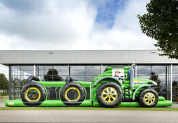 Order a 17 meter wide, unique tractor themed obstacle course for kids. Buy inflatable obstacle courses online now at JB Inflatables UK