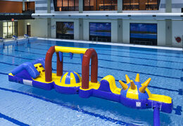 Order the obstacle course Waterball Adventure run with fun objects for both young and old. Buy inflatable obstacle courses online now at JB Inflatables America