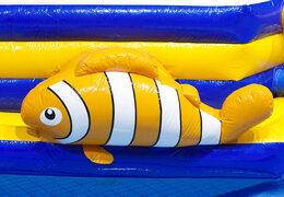 Buy a unique double Zig Zag Zee inflatable obstacle course for both young and old. Order inflatable pool games now online at JB Inflatables America