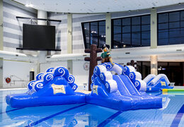 Order a double pirate run assault course for both young and old. Buy inflatable pool obstacle courses online now at JB Inflatables America