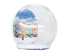 Buy an inflatable 4 meter snow globe for both young and old. Order inflatable winter attractions now online at JB Inflatables America