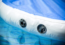 Buy a unique inflatable multifunctional splash plateau for both young and old. Order inflatable pool games now online at JB Inflatables America