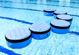 Order inflatable connectable water lilies for both young and old. Buy inflatable water attractions online now at JB Inflatables America