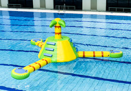 Buy an airtight jungle themed inflatable play island for both young and old. Order inflatable water attractions now online at JB Inflatables America