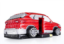 Order a bespoke SEAT - car inflatables in red at JB Inflatables UK. Request a free design for inflatable bouncy castles in your own corporate identity now