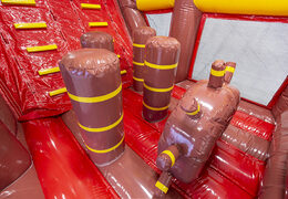 Order an obstacle course in a pirate boat theme for kids. Buy inflatable obstacle courses online now at JB Inflatables UK