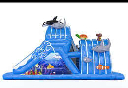 Order 9 meter long inflatable seaworld obstacle course for kids. Buy inflatable obstacle courses online now at JB Inflatables UK