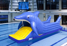 Order unique inflatable Obstacle Run in dolphin theme with challenging obstacle objects for both young and old. Buy inflatable water attractions online now at JB Inflatables America