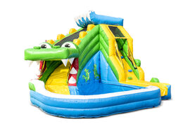 Buy multifunctional splashy crocodile bouncy castle at JB Inflatables UK. Order inflatable bouncy castles online at JB Inflatables UK
