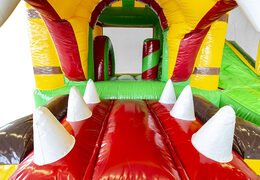 Order a small indoor inflatable multiplay jungleworld bounce house for children. Buy inflatable bounce houses online at JB Inflatables UK