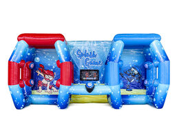 Get inflatable IPS Ninja Splash with a water sprayer for both young and old. Order inflatable IPS Ninja attractions now online at JB Inflatables America 