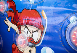 Order IPS Splash Wall underwater theme - detail print with a water spray at the top for both young and old. Buy inflatable IPS Splash Walls now online at JB Inflatables America 