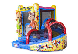 Order mini with slide party bouncy castle for children. Buy inflatable bouncy castles online at JB Inflatables UK