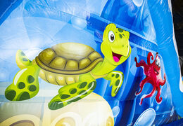 Order 13.5 meter long modular surf obstacle course with appropriate 3D objects for kids. Buy inflatable obstacle courses online now at JB Inflatables UK