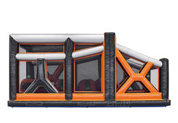 Buy inflatable 40-piece giga modular Ball Hopper obstacle course for kids. Order inflatable obstacle courses online now at JB Inflatables UK