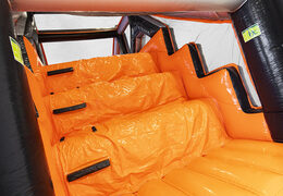 Giant Big Log Slide obstacle course with obstacles for kids. Buy inflatable obstacle courses online now at JB Inflatables UK