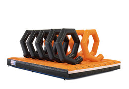 Order inflatable giant modular Spiral Platform assault course for kids. Buy inflatable obstacle courses online now at JB Inflatables UK