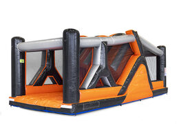 Order inflatable giant modular Tunnelslide obstacle course for kids. Buy inflatable obstacle courses online now at JB Inflatables UK