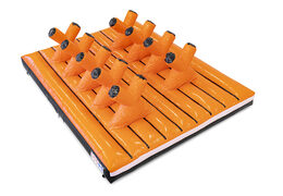 Buy inflatable 40-piece giga modular X Platform obstacle course for children. Order inflatable obstacle courses online now at JB Inflatables UK