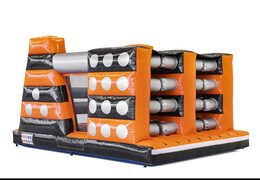 Order inflatable 40-piece mega Gate Dodger assault course for children. Buy inflatable obstacle courses online now at JB Inflatables UK