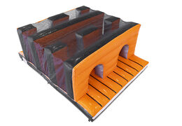 Buy inflatable 40-piece giga modular Worm Platform obstacle course for children. Order inflatable obstacle courses online now at JB Inflatables UK