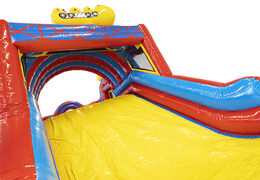 Order inflatable mini rollercoaster 9m obstacle course for children. Buy inflatable obstacle courses online now at JB Inflatables UK