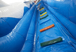 Buy a spectacular shark-themed inflatable slide with fun prints and 3D objects for kids. Order inflatable slides now online at JB Inflatables UK