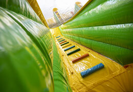 Buy the perfect giraffe themed inflatable slide with 3D objects for kids. Order inflatable slides now online at JB Inflatables UK