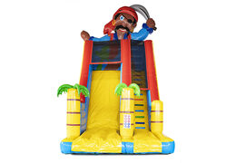 Order an inflatable slide with pirate themed 3D objects for kids. Buy inflatable slides now online at JB Inflatables UK