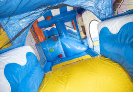 Order Jumpy Fun Pirate bounce house with a slide for children. Buy inflatable bounce houses online at JB Inflatables UK
