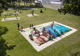 Airmountain in the theme fairy tale in your given size for children. Buy inflatable airmountains now online at JB Inflatables UK