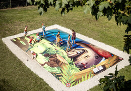 Inflatable themed fairy tale airmountain custom made for kids. Buy inflatable airmountains at JB Inflatables UK