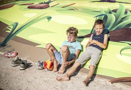 Custom fairy tale themed airmountain for kids for sale. Order custom airmountains at JB Inflatables UK