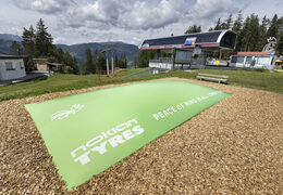 Airmountain in the theme St. Vigil made in your given size for children. Buy inflatable airmountains now online at JB Inflatables UK