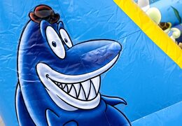 Mini inflatable open bounce house for kids in seaworld theme for sale. Order bounce houses now at JB Inflatables UK online