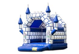 Small indoor bouncy castle in theme castle for children for sale. Available at JB Inflatables UK online