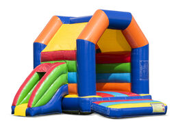 Midi inflatable multifun roofed bouncy castle in a standard theme for sale. Buy bouncy castles at JB Inflatables UK online
